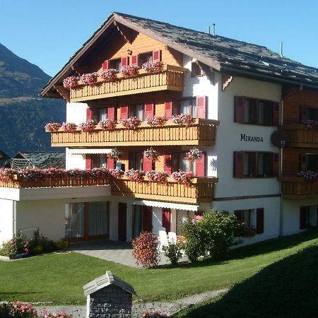 Ferienwohnung Haus Miranda Grächen Exterior foto