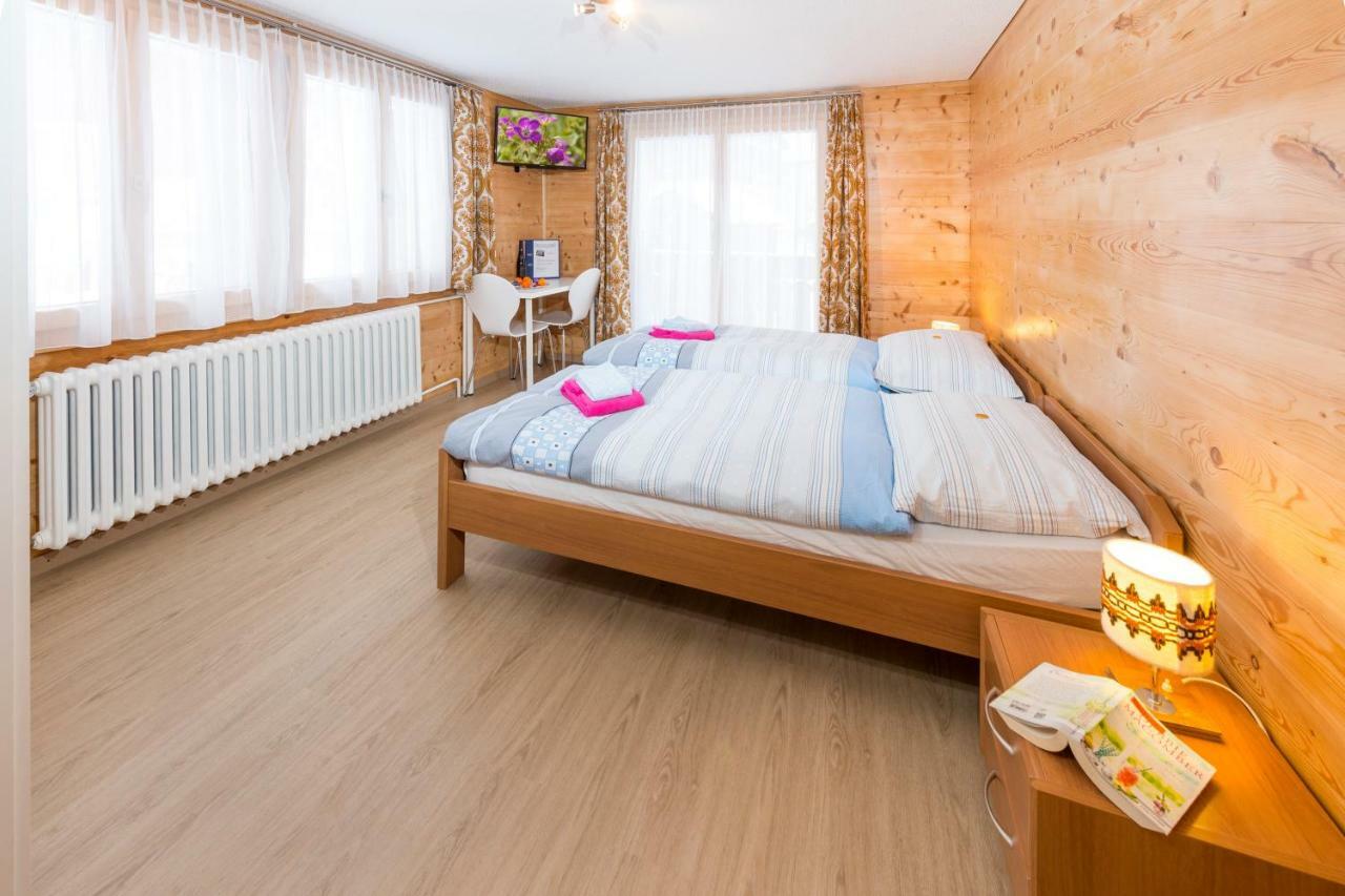 Ferienwohnung Haus Miranda Grächen Exterior foto
